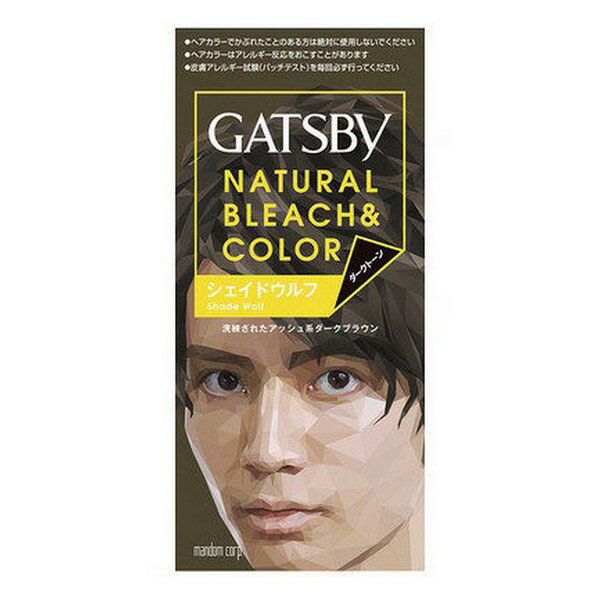 《マンダム》 ギャツビー (GATSBY) ナチュラルブリーチカラー シェイドウルフ 35g+70ml 【医薬部外品】