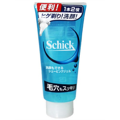 【シック】洗顔もできる シェービングジェル 180g