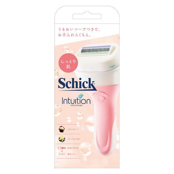《シック》 イントゥイション しっとり肌 ホルダー 本体(刃付き)+替刃1コ