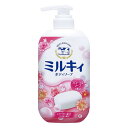《牛乳石鹸》 ミルキィ ボディソープ リラックスフローラルの香り (550mL)