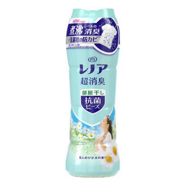 《P&G》 レノア超消臭抗菌ビーズ 部屋干し 花とおひさまの香り 本体 490mL