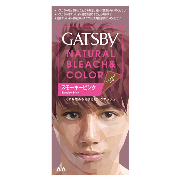 《マンダム》 ギャツビー (GATSBY) ナチュラルブリーチカラー スモーキーピンク 35g+70ml 【医薬部外品】