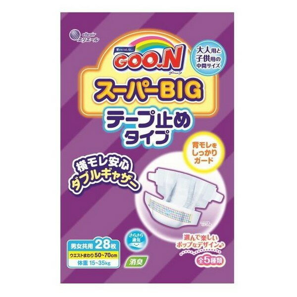 《大王製紙》 グ~ン スーパーBIG テープ (28枚)