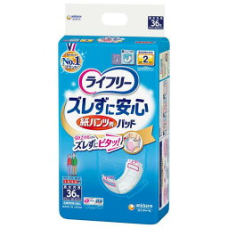 《ユニ・チャーム》 ライフリー ズレずに安心 紙パンツ用尿とりパッド 排尿2回分 36枚