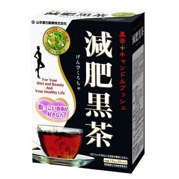 《山本漢方製薬》 減肥黒茶 ティーバッグ (15g×20包)