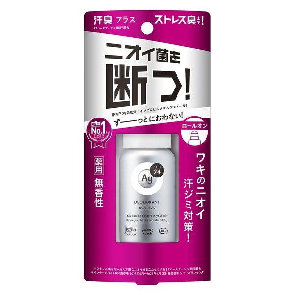 【医薬部外品】《ファイントゥデイ》 エージーデオ24 デオドラントロールオン DX 無香性 40mL