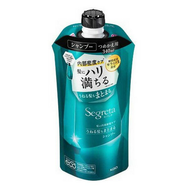 《花王》 セグレタ シャンプー うねる髪もまとまる つめかえ用 340mL