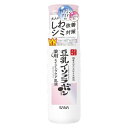 ※商品リニューアル等によりパッケージデザイン及び容量は予告なく変更されることがあります ■ 有効成分ナイアシンアミドでしわ改善＆シミ対策*！ 有効成分ナイアシンアミドがお肌の真皮まで届きコラーゲン産生を促進し、しわを改善します。また、メラニンの生成を抑制しシミ・そばかすを防ぎます。 * メラニンの生成を抑え、シミ・そばかすを防ぐ ■ ピュアレチノール※1 ×豆乳発酵液※1で弾力感のある柔らかなお肌へ ピュアレチノール※1とエイジングケア※2に適した豆乳発酵液※1でハリや弾力感のあるお肌に導きます。※1 保湿成分　※2 年齢に応じたお手入れ ■ ステップ使いで本格的なエイジングケア※2 STEP1 水分補給：薬用リンクル化粧水　ホワイト 浸透※3エモリエントオイル※4が角層までしっかりうるおいを届けます。 STEP2 柔らげる：薬用リンクル乳液　ホワイト お肌をやわらげ、うるおいをしっかりキープします。 STEP3 パック効果：薬用リンクルナイトクリーム　ホワイト おやすみパック処方で、クリームがお肌に密着。寝ている間もうるおいを守ります。べたつかないので寝返りしても気になりません。 ※3 角層まで　※4 トリ（カプリル・カプリン酸）グリセリル（保湿成分） 成分 ＜有効成分＞ナイアシンアミド ＜その他の成分＞ 水、BG、トリ2-エチルヘキサン酸グリセリル、濃グリセリン、ジステアリン酸ポリグリセリル、豆乳発酵液、レチノール、N-ステアロイルジヒドロスフィンゴシン、γ-シクロデキストリン、エタノール、カルボキシビニルポリマー、キサンタンガム、クエン酸、ダイズエキス、フィトステロール、ベヘニルアルコール、モノラウリン酸ポリオキシエチレンソルビタン（20E.O.）、親油型モノステアリン酸グリセリル、水酸化K、水酸化Na、水素添加大豆リン脂質、フェノキシエタノール 内容 150mL ご使用方法 化粧水のあと、手のひらに適量（1円硬貨大）をとり、お肌にやさしくなじませてください。 使用上の注意 お肌に異常が生じていないかよく注意して使用してください。 傷・はれもの・しっしん等異常のあるときは、お使いにならないでください。 使用中、または使用後日光にあたって、赤味・はれ・かゆみ・刺激・色抜け(白斑等)や黒ずみ等の異常があらわれたときは、使用を中止し、皮フ科専門医等にご相談されることをおすすめします。そのまま化粧品類の使用を続けますと悪化することがあります。 極端に高温または低温の場所、直射日光のあたる場所には保管しないでください。 使用後は必ずフタを閉めてください。 製造販売元 常盤薬品工業 650-0046 兵庫県神戸市中央区港島中町6-13-1 0120-081-937 製造国 日本 商品区分 医薬部外品 広告文責 株式会社良品（070-1821-1361）