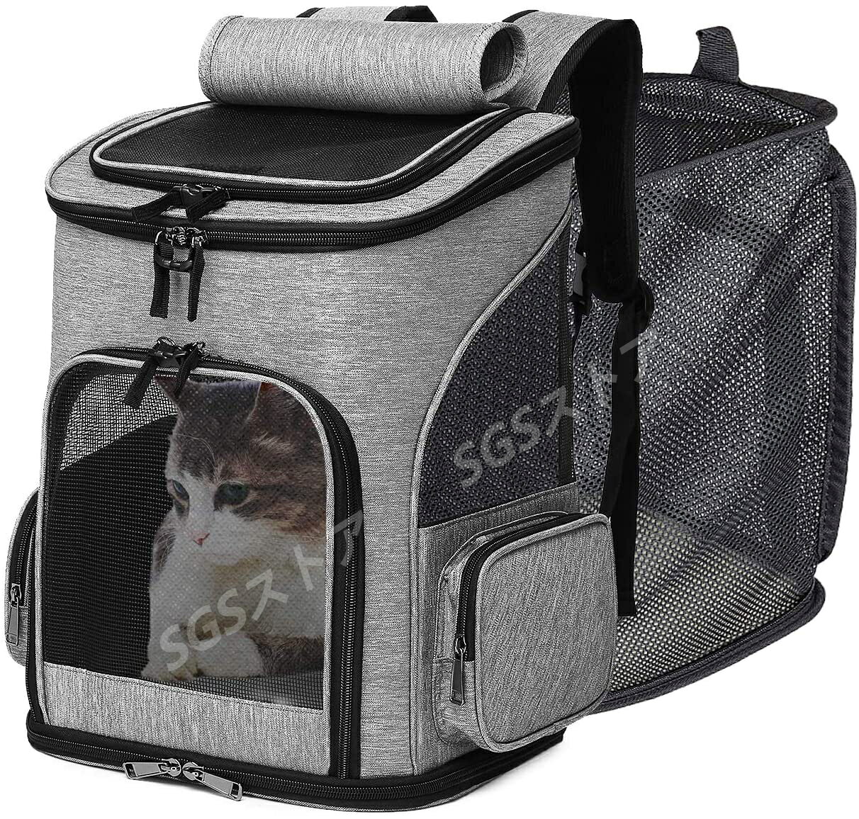 猫キャリー バッグ ペットキャリーバッグ ペットバッグ リュック ペットハウスリュ...
