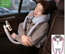 U字型枕 スマホスタンド 携帯電話ホルダー ネックピロー 2-in-1U字型ネック 枕睡眠用レスト 飛行機車ホーム(2)