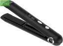 ヘアアイロン コードレス ストレート カール 2way モデル ミニ USB充電式 165/185/205℃3段階温度設定可能 コンパクト 美容家電 旅行用 プレゼント ワイヤレス ブラック(2)