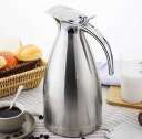 卓上ポット 保温卓上ポット 2L 大容量 コーヒー 紅茶 保温瓶 保冷 保温 家庭用 ステンレス鋼製 真空断熱技術 保温ポット(シルバー)