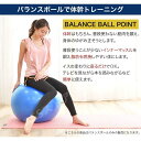 バランスボール 55cm 65cm 75cm フットポンプ付き 空気入れ 耐荷重250kg ノンバースト(4)