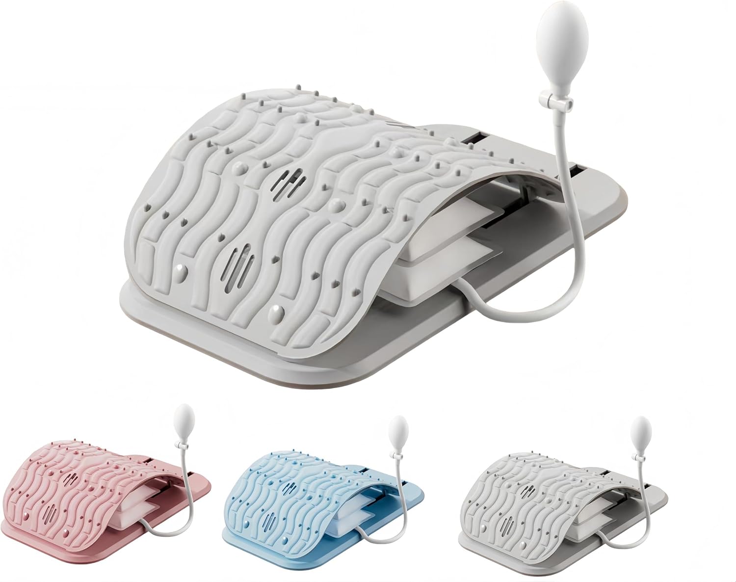 腰サポートクッション 気圧調整式 マッサージクッション 姿勢サポート 楽な姿勢探し 椅子 デスクワーク..