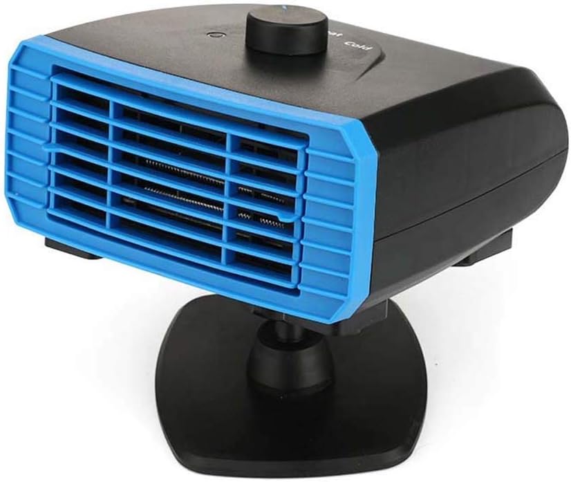 車のヒーターファン、防曇12V車のファンデフロスター自動車ヒーターウォーマーとデフロスター2 In1加熱冷却機能フロントガラスデミスターデフロスター