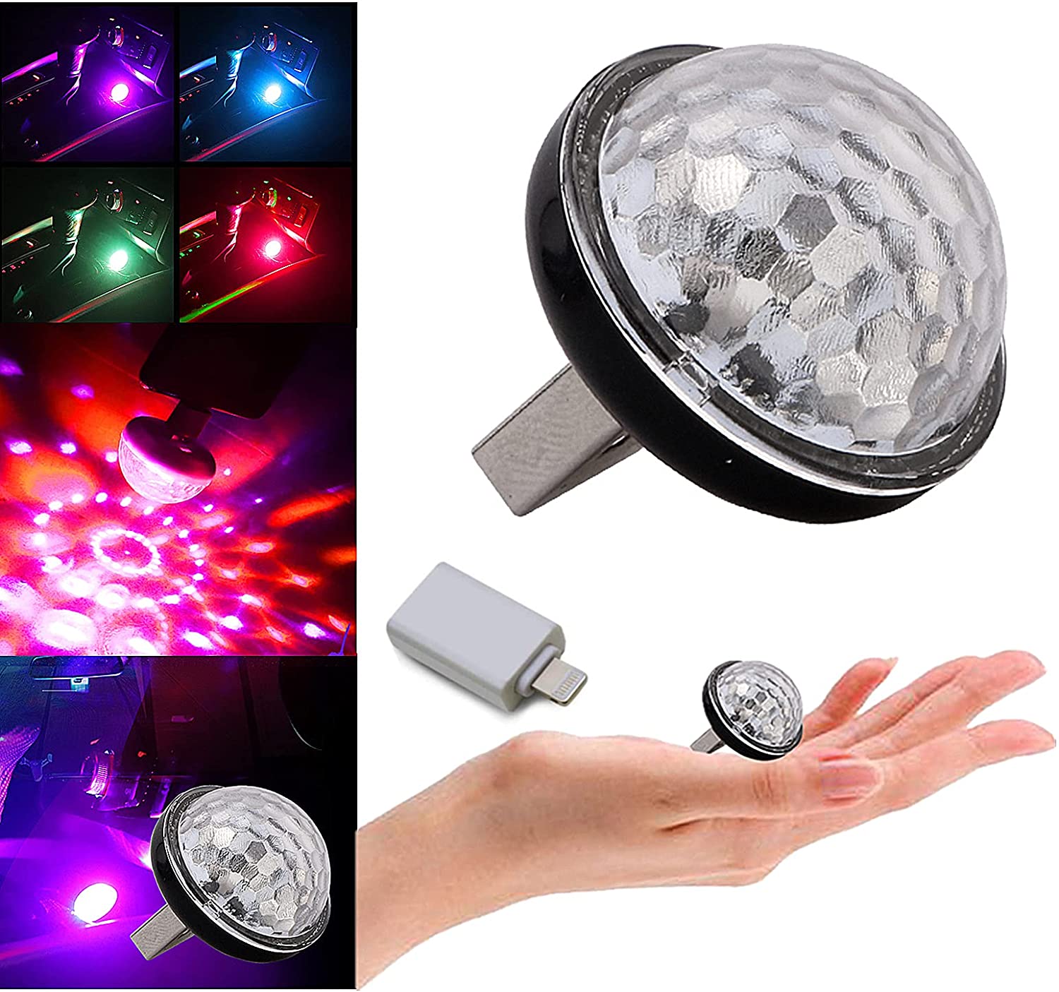 ※SS期間最大66％OFF/車 usb ライト 小型 車内 雰囲気ライト カーアクセサリー バイク led 照明 usb led..