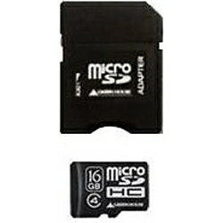 グリーンハウス microSDHCカード 16GB マイクロSDHC SDカード変換アダプタ付 3年間保証 (GH-SDMRHC16G4m) Class4 microSDHCカード 大容量 microSDHC 持ち運びに便利なハードケース付【メール便送料無料】