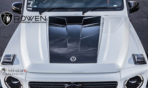 W463A G63/350/400d Gクラス(2018.6-)フロントフェンダーウインカーベースドライカーボン製【ROWEN/ロエン】 2