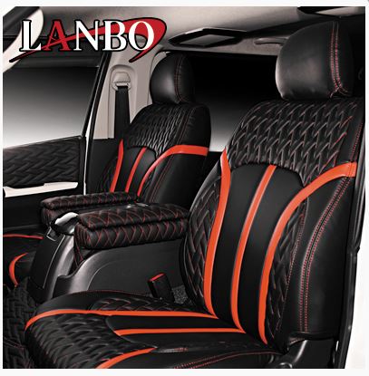 樂天商城 - LANBO(ランボ)　レザーシートカバー　TypeLUXE　200系ハイエース1～4型