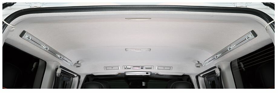 ユーアイビークル(UI-Vehicle) アルミスライドバー2本セット 200系ハイエース標準/ワイドS-GL