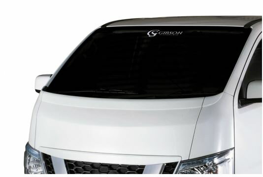 ギブソン(GIBSON) ボンネットスポイラー3ピース未塗装【NV350キャラバン標準ボディ】