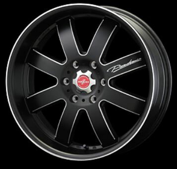 ファブレス パンデミックLM-8 マットブラックサイドポリッシュ16インチ 【厳選輸入215/65R16ホイールタイヤセット】 200系ハイエースに最適〈タイヤ銘柄選べます！〉