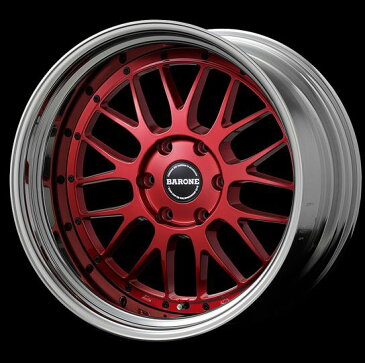 ファブレス ヴァローネLM-9 2P キャンディレッド 18インチ 【厳選輸入225/50R18ホイールタイヤセット】 200系ハイエースに最適〈タイヤ銘柄選べます！〉