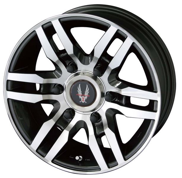 樂天商城 - 共豊 PPX PR-06 ガングレーメタリック 15インチ 【厳選輸入195/80R15ホイールタイヤセット】 200系ハイエースに最適〈タイヤメーカー選べます！〉