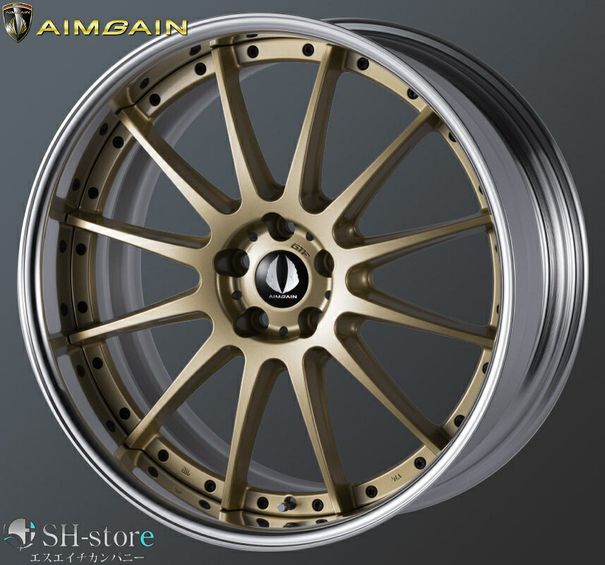 レクサスLS500/LC500タイヤホイールセットAIMGAIN-GTF(エイムゲイン2P)21インチ【厳選輸入245/40R21&275/35R21】最高級車LEXUSに最適〈タイヤ銘柄選べます〉