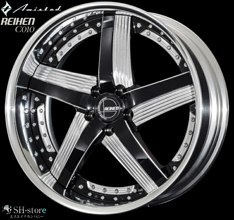 レクサスLS460タイヤホイールセットAmistad(アミスタット)C010 20インチ【厳選輸入245/40R20&275/35R20】LEXUS LS600hLに最適〈タイヤ銘柄選べます〉