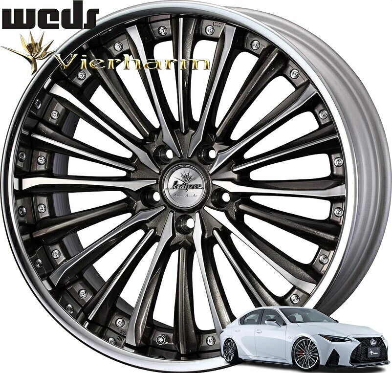 レクサスLS500/LC500タイヤホイールセットKranze(クレンツェヴィルハーム3P)22インチ【255/35R22&285/30R22】最高級車LEXUSに最適〈タイヤ銘柄選べます〉