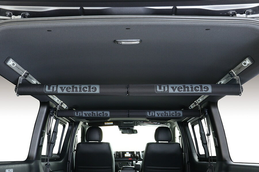 【200系ハイエース標準ボディS-GL/ワイドボディS-GL】アルミスライドバー専用ルームキャリア(ユーアイビークル/UI-Vehicle)