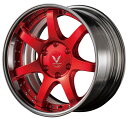 ギブソン(GIBSON) カミュラ2P キャンディレッド 19インチ 【厳選輸入225/40R19ホイールタイヤセット】 200系ハイエースに最適〈タイヤ銘柄選べます！〉