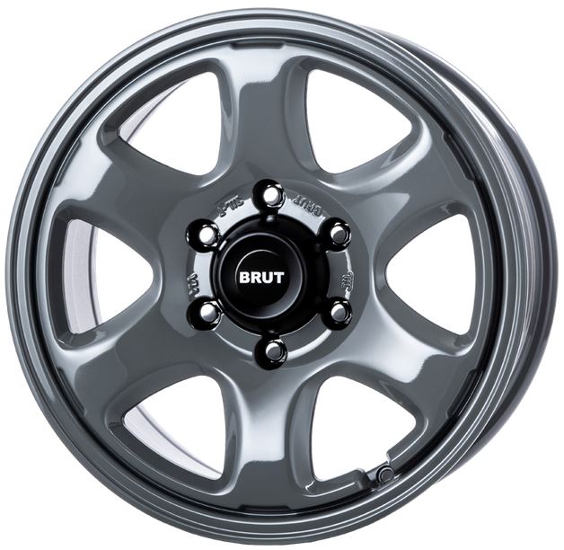 BRUT(ブルート) BR-44 コンクリート 17インチ 【厳選輸入215/60R17ホイールタイヤセット】 200系ハイエースに最適〈タイヤ銘柄選べます！〉