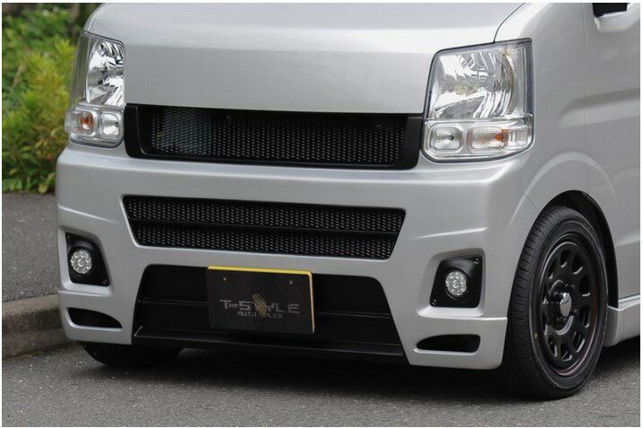 TSDスタイル(T-STYLE) BUBRYタイプ1 フロントバンパー未塗装 エブリィバン・エブリイワゴンDA17