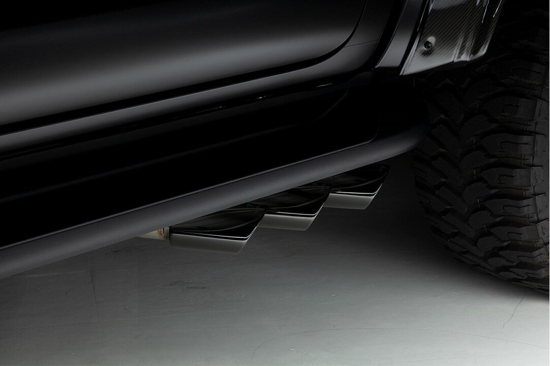 �������(WALD) GUN125�ϥ���å��� �����ɥޥե顼�ڥȥ�ץ�3�ܽФ��� ��¦�Ф�/����ξ¦�Ф�(���ƥ�쥹���֥롼���֥�å�)