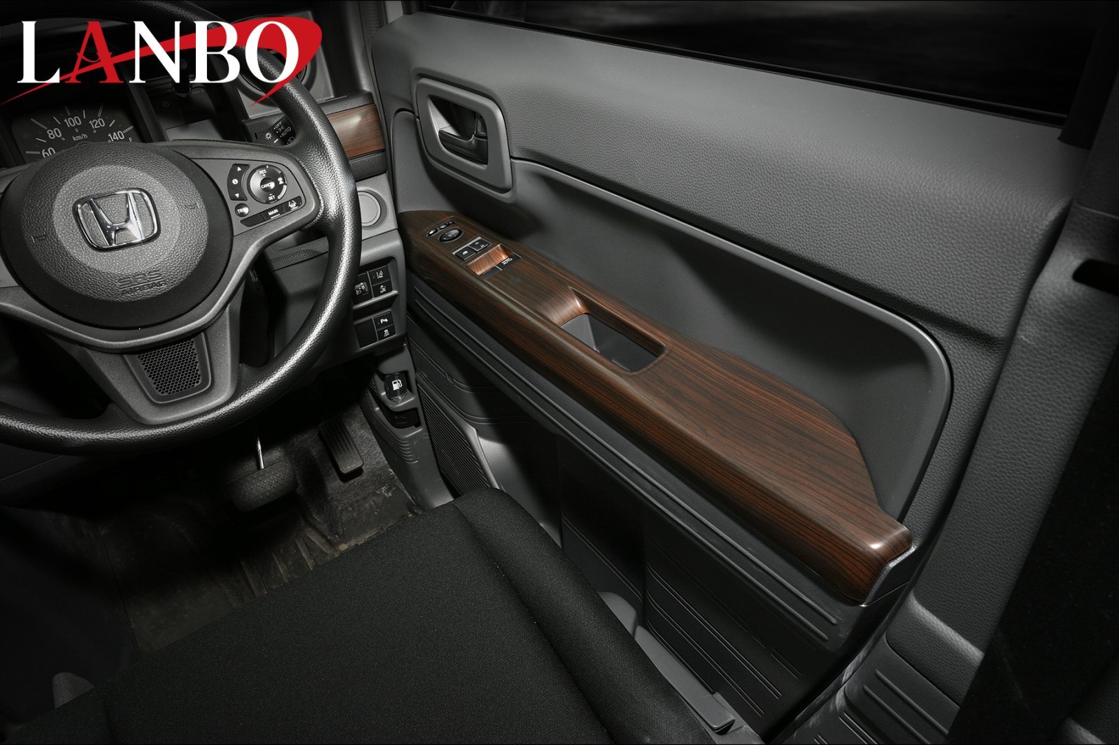 N-VAN(JJ1/2)パワーウィンドウスイッチパネル【ピアノブラック/カーボン調/ライトブラウン/ダークブラウン】LP1210 ランボ(LANBO)