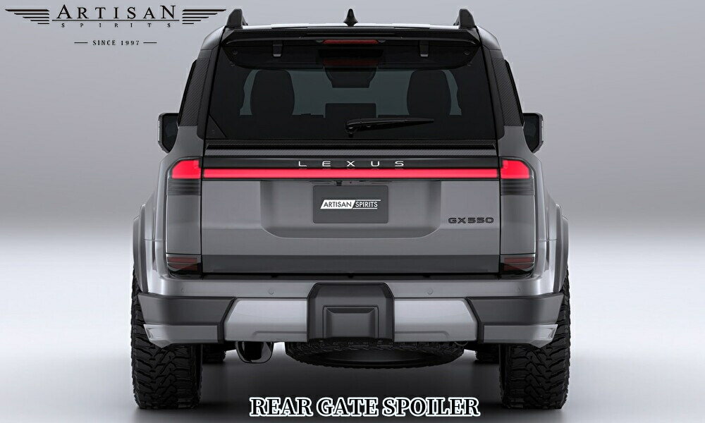 【GX550オーバーテイルプラス】リアゲートスポイラー カーボン製/FRP製未塗装 アーティシャンスピリッツ(ARTISAN-SPIRITS)
