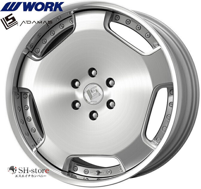 40系アルファード・40系ヴェルファイア 22インチタイヤホイールセットWORK(ワーク)LSアダマス3P 255/30R22〈タイヤ銘柄&オプション選べます〉