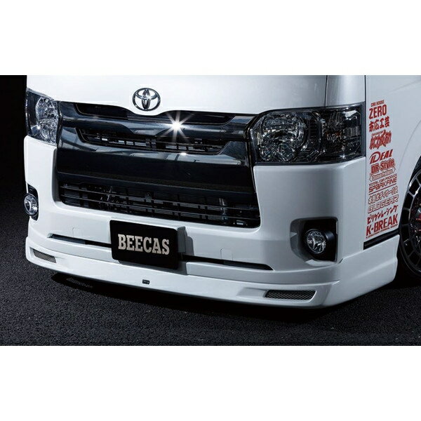Front Spoiler - K-BREAK（ケイブレイク）　BEECAS　フロントハーフスポイラー未塗装　200系ハイエース4型標準ボディ