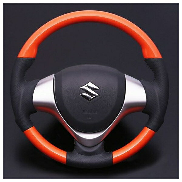 フェガーリガングリップステアリング　パッションオレンジ　DA17Wエブリィワゴン