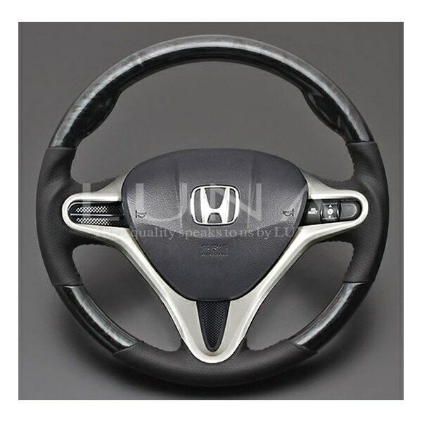 フェガーリ　最高級本木目ウッド＆レザーステアリング　インサイトZE2