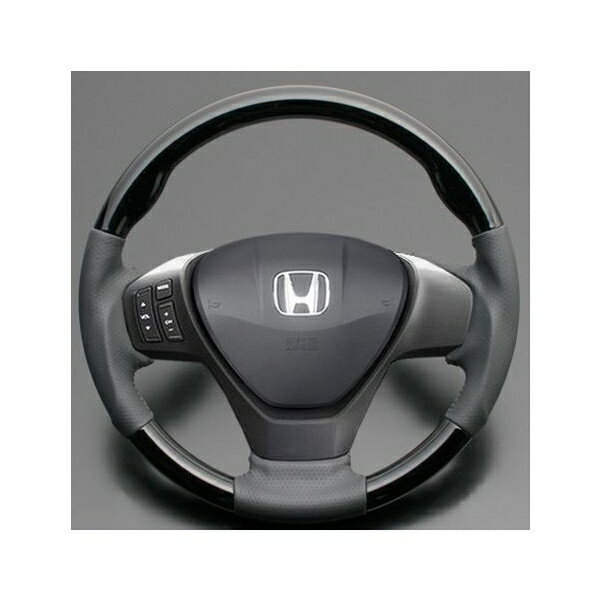 フェガーリ　最高級本木目ウッド＆レザーガングリップステアリング　ステップワゴンRK