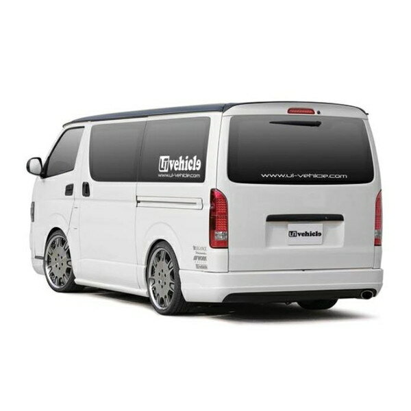ユーアイビークル（UI-Vehicle）　Forbitoリアバンパースポイラー未塗装　200系ハイエース　標準ボディ用