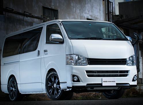 樂天商城 - 415コブラ（ラブラーク） ナロー用 415STUDIO DESIGNフロントグリルネット付 未塗装 200系ハイエース標準ボディ3型