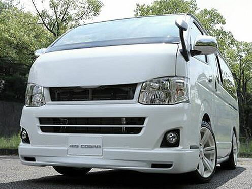 415コブラ（ラブラーク） ナロー用CLEAN LOOK2 フロントスポイラー未塗装　200系ハイエース3型標準ボディ