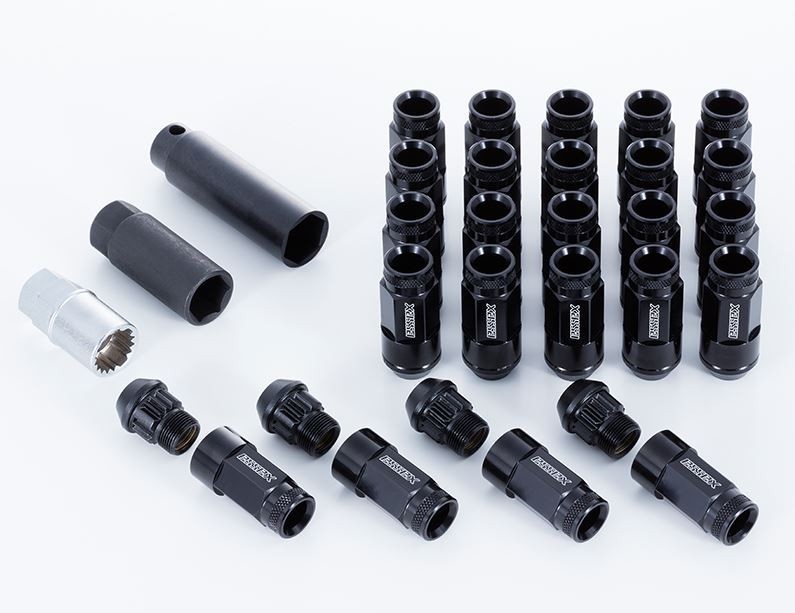 エセックス(ESSEX/CRS) 2Pシェルナット ローレットタイプ ブラック 17HEX-M12 24本入り