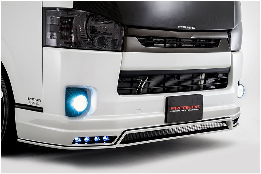 エスプリ（ESPRIT） PREMIRE フロントスポイラー未塗装 200系ハイエース標準ボディ