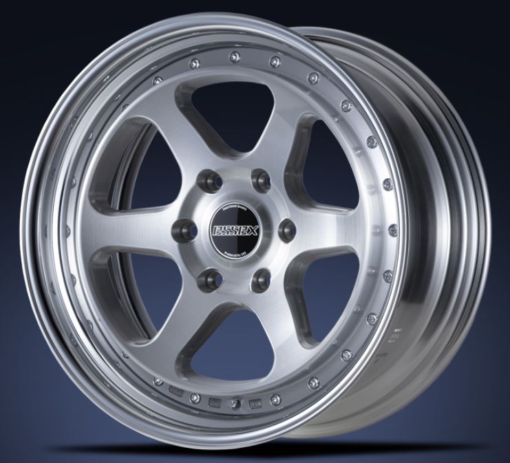 ESSEX(エセックス) タイプEL 2P ブラッシュド 19インチ 【厳選輸入225/40R19ホイールタイヤセット】 200系ハイエースに最適〈タイヤ銘柄選べます！〉