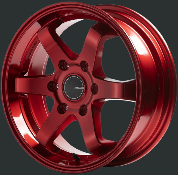 舞杏(カズキオート) KBレーシング 17インチ キャンディレッド【厳選輸入215/60R17ホイールタイヤセット】 200系ハイエースに最適〈タイヤ銘柄選べます！〉